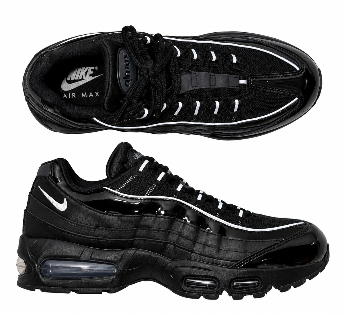 Nike Air Max 95 OG "Black Patent" Negras