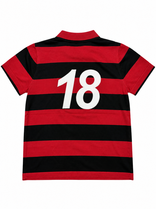 Corteiz Striped Knit Jersey Rojo