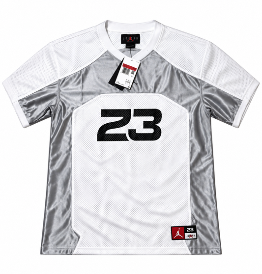 Jersey Jordan 23 Blanco/Gris
