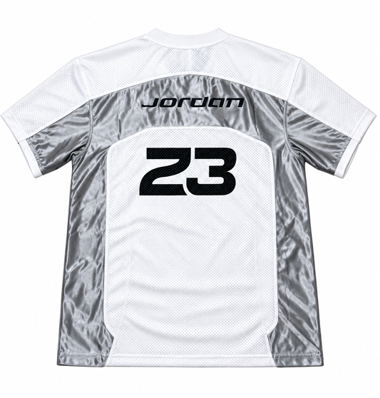Jersey Jordan 23 Blanco/Gris